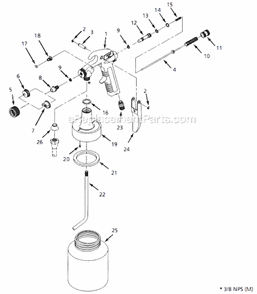 Part Location Diagram of DH420300AV Campbell Hausfeld Air Cap Kit